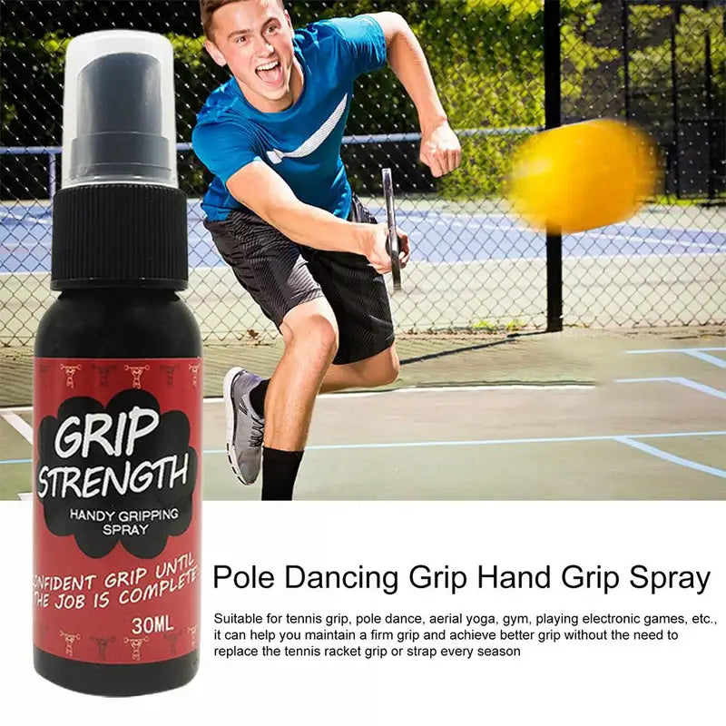 Sports Hand Grip Spray 30ml Anti-Slip Enhancer for Tennis Basketball & More