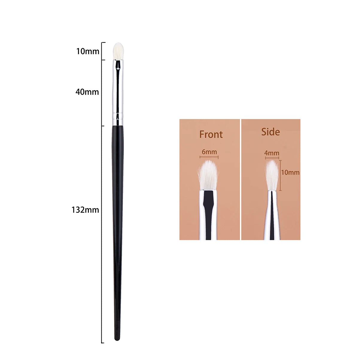 Eye Shadow Blending Brush Goat Hair Small Crease Makeup Tool