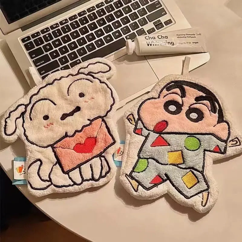 Crayon Shin-chan Cartoon Hand Towel - Super Absorbent Bathroom & Kitchen Towel