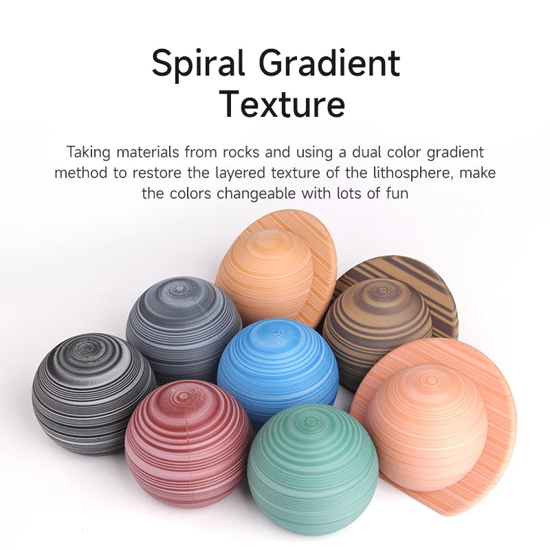 3D Printer Filament PLA Rock Frosted 1kg - High Strength, Dual Color Compatible