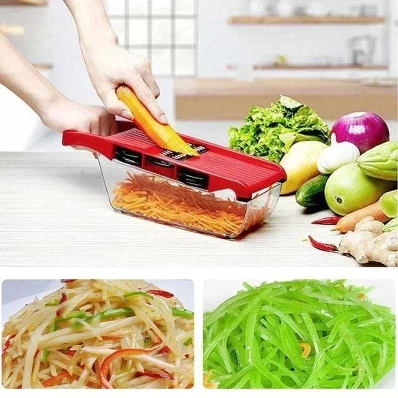 Vegetable Slicer Machine, Food Processor with Multiple Blades - Kitchen Peeler & Shredder