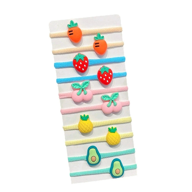 Kids Hair Rubber Bands - Gentle, Non-Hurt Hair Ties for Children, Baby Girl & Little Girl Hair Ropes
