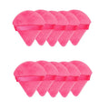 Triangle Velvet Makeup Sponges Set - Reusable Face Powder Blenders, Lightweight Cosmetic Tools