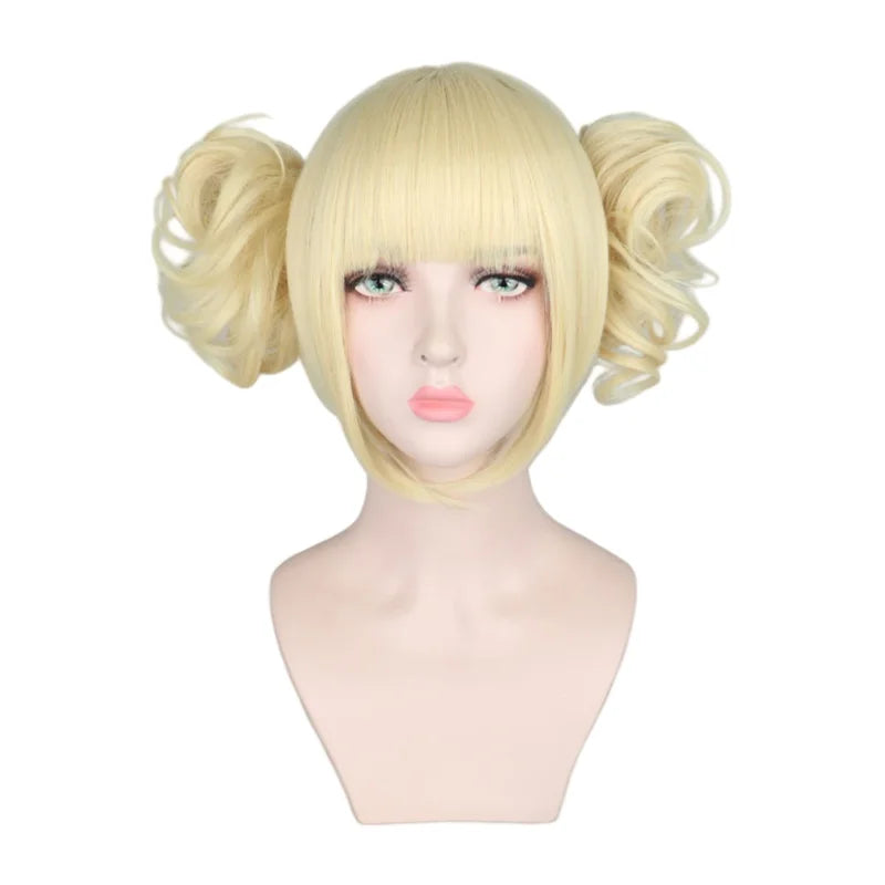 Anime Himiko Toga Cosplay Costume with Wig for Halloween Role Play