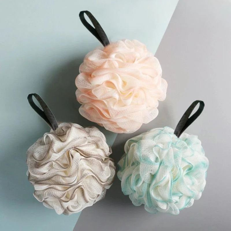 Large Bath Loofah Mesh Sponge Body Wash Scrubber for Shower & Bath