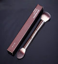 Professional Makeup Powder Brush - Synthetic Fiber, Full Aluminum Handle