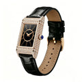 Vintage Quartz Wristwatch with Leather Strap Waterproof Light Luxury