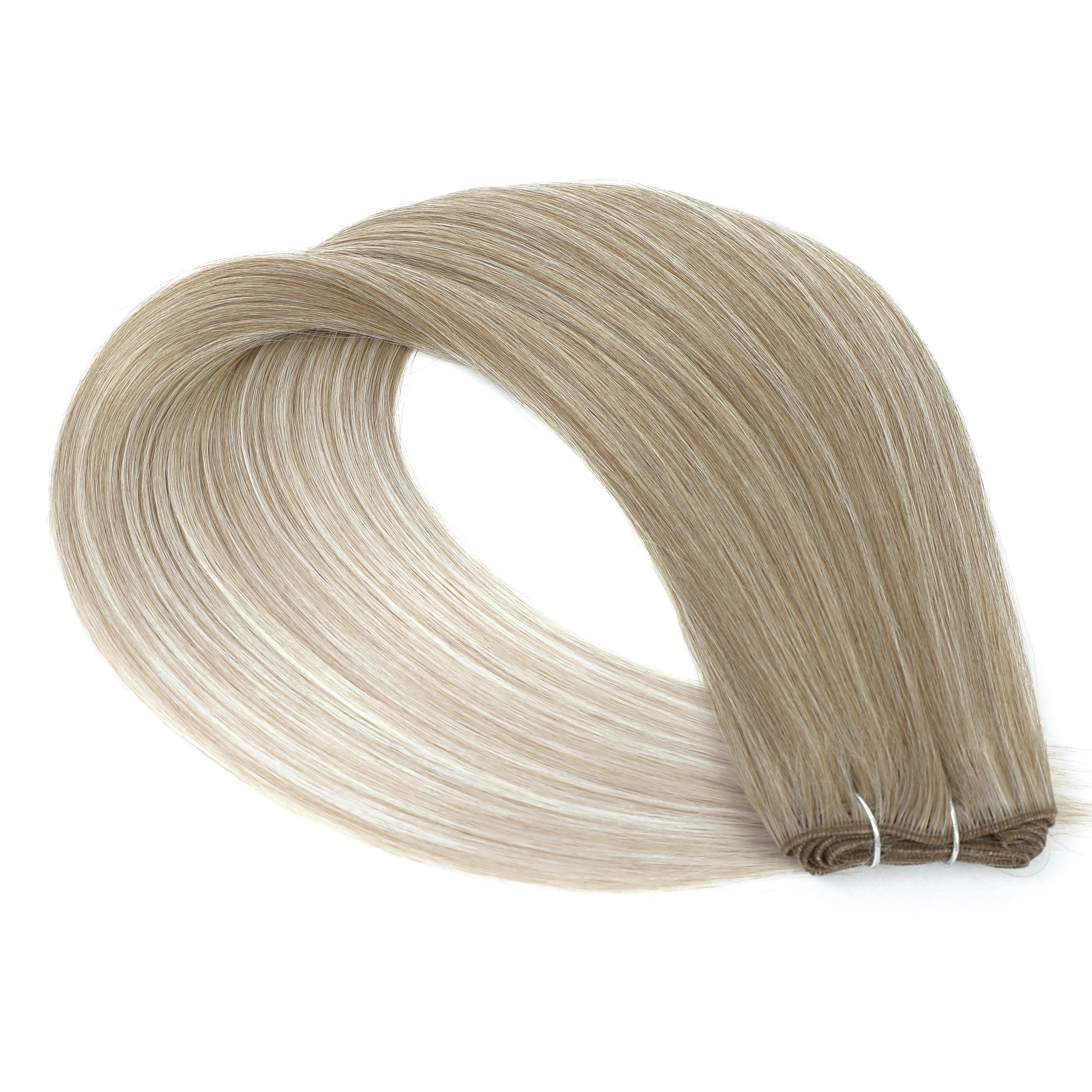 Synthetic Hair Extensions Blonde Straight Bundles Heat Resistant 12-38 Inch