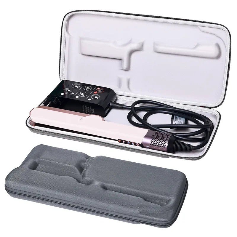 Hard Shell Travel Storage Bag for Hair Straightener, Compact & Protective
