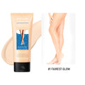 Waterproof Body Foundation & Tanning Lotion for Flawless Legs - Medium Bronze