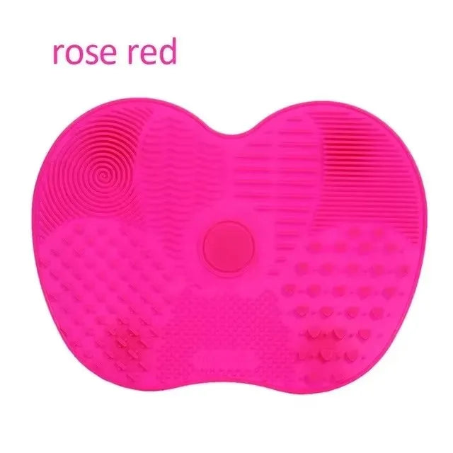 Silicone Makeup Brush Cleaner Pad - Multi-Color, Gentle & Durable