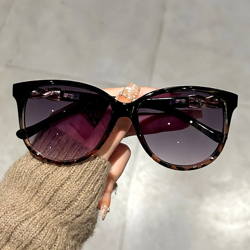 Women's Cat Eye Sunglasses Retro Butterfly Fashion Mountaineering Eyewear