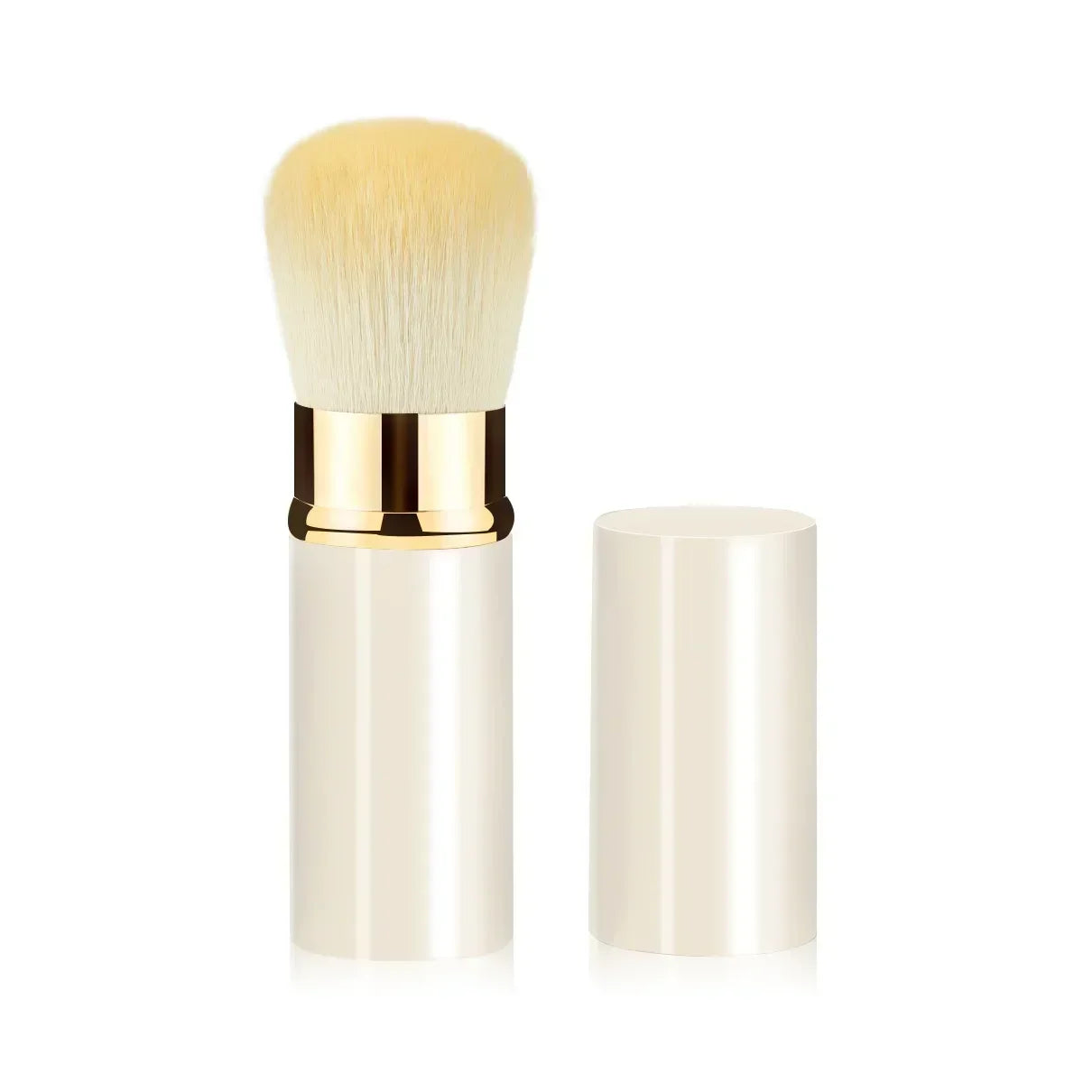 Portable Mini Retractable Blush Brush - Soft Makeup Powder & Foundation Tool