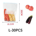 Reusable Food Storage Bags with Zipper Leak-Proof Airtight Kitchen Organizer
