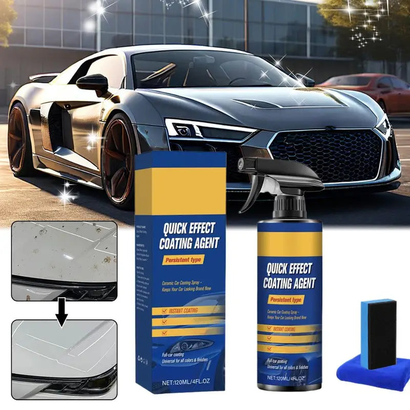 Car Polish Kit with Spray Coating for Scratch Repair & Shine - Multiple Sets