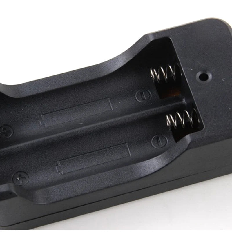 18650 Battery Charger EU Plug 2 Slot Fast Rechargeable Lithium Battery Power Adapter