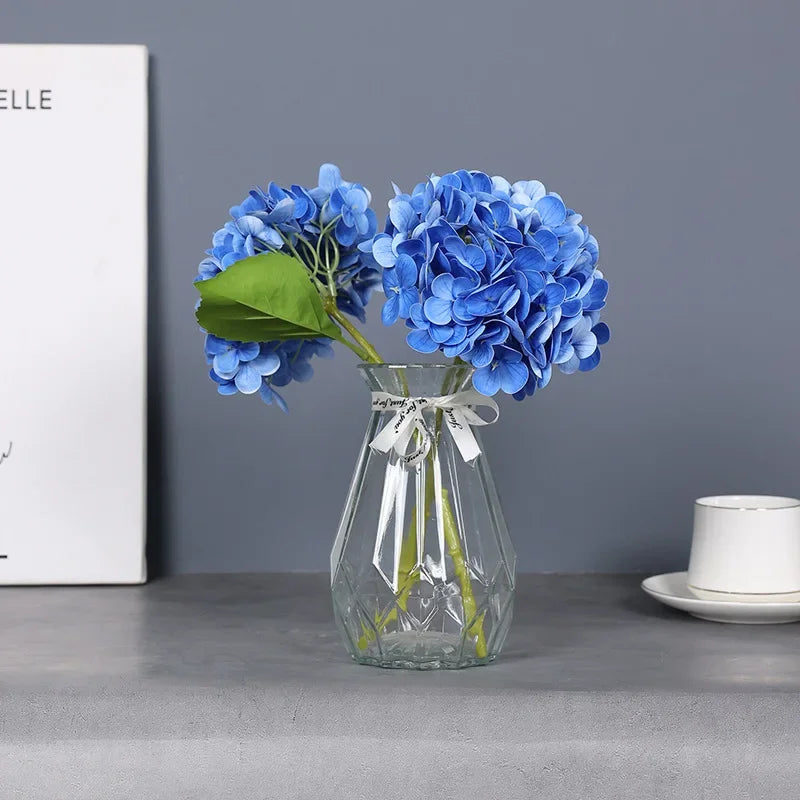 Artificial Hydrangea Flowers 10Pcs Real Touch Latex Film Wedding & Home Decor