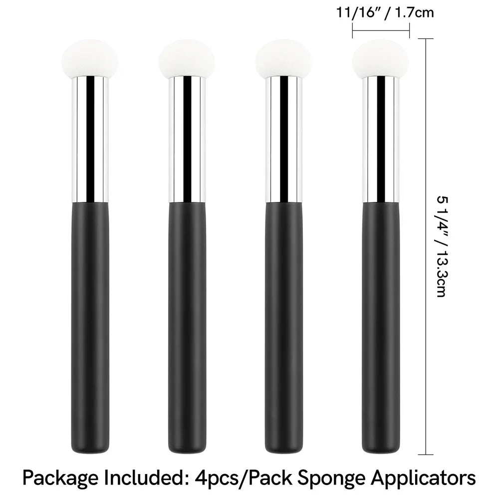 Mini Ink Sponge Applicators 4-Pack for Scrapbooking & Craft Inking