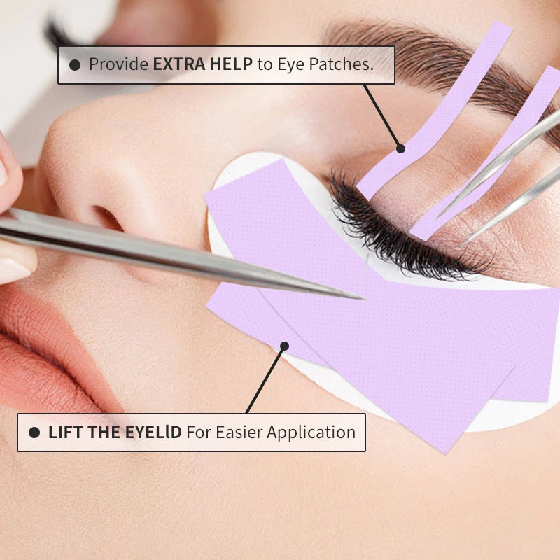 Breathable Eyelash Extension Tape Set for Under Eyes - Micropore Lashes Supplies