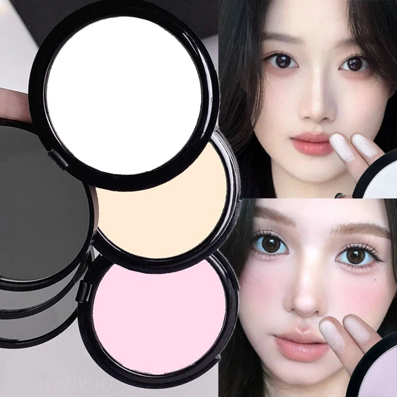 Matte Translucent Setting Powder Oil Control Compact Face Foundation