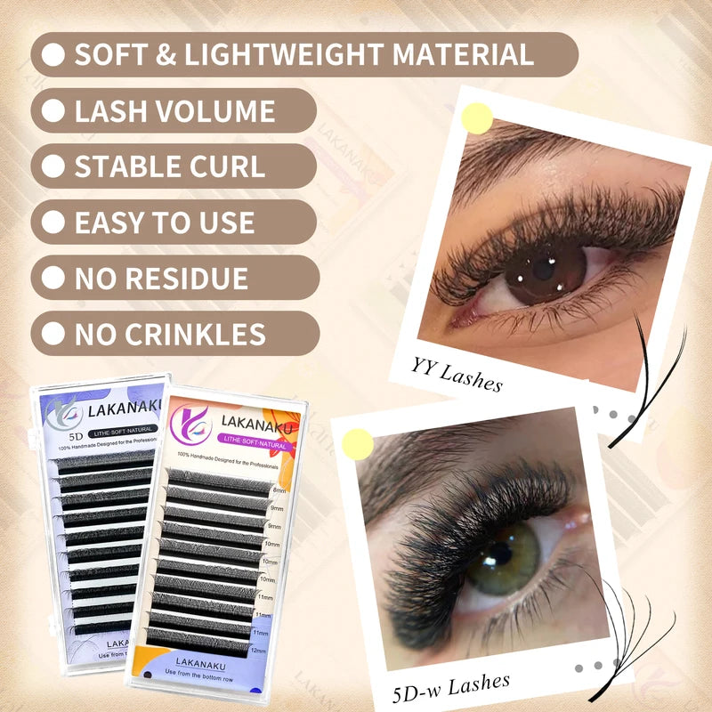 Eyelash Extension Fans - Premade 3D/4D/5D/6D/7D Voluminous False Lashes