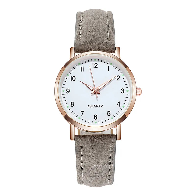 Luxury Women's Diamond-Studded Quartz Watch with Luminous Night Glow