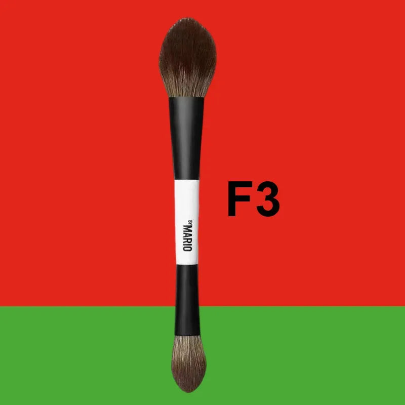 Soft Bristle Highlighter & Blush Makeup Brush Kit - Flawless Face Cosmetic Tools