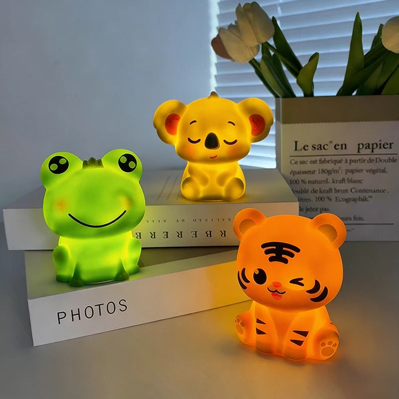 Cute Animal LED Desk Lamp - Mini Reading Light for Room Decor