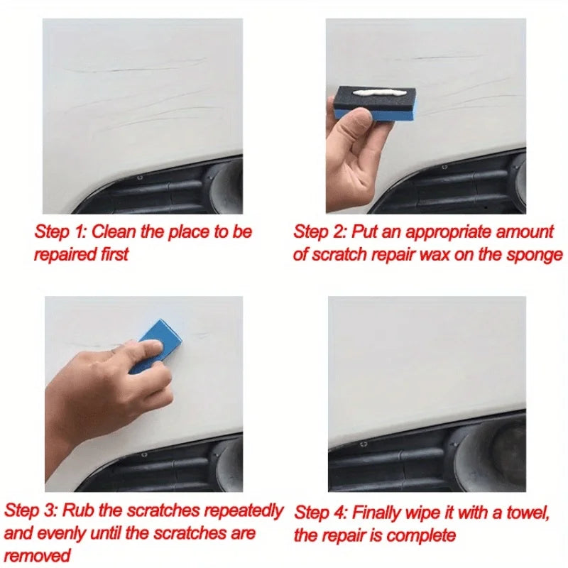 Car Scratch Repair Kit - Polishing Wax for Headlights & Paint Protection