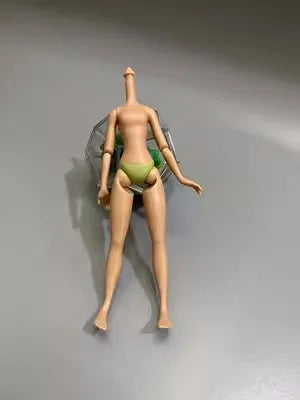 1/12 Doll House Girl Doll Without Head - DIY Nude Movable Body, 25cm