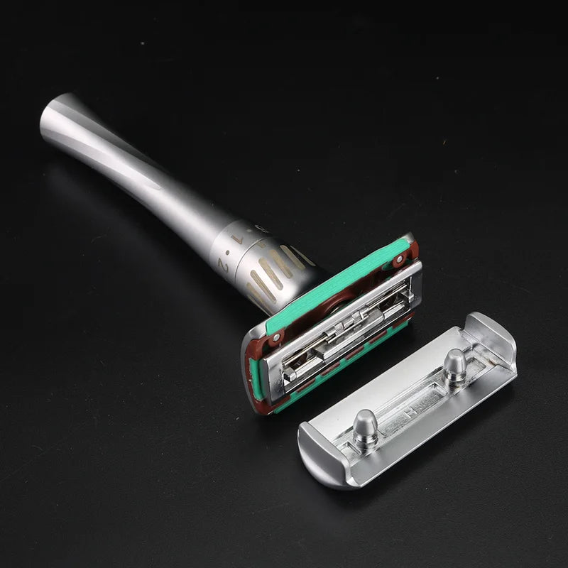 Men's Double-Sided Blade Shaver Kit with Packaging Box of 5 Blades