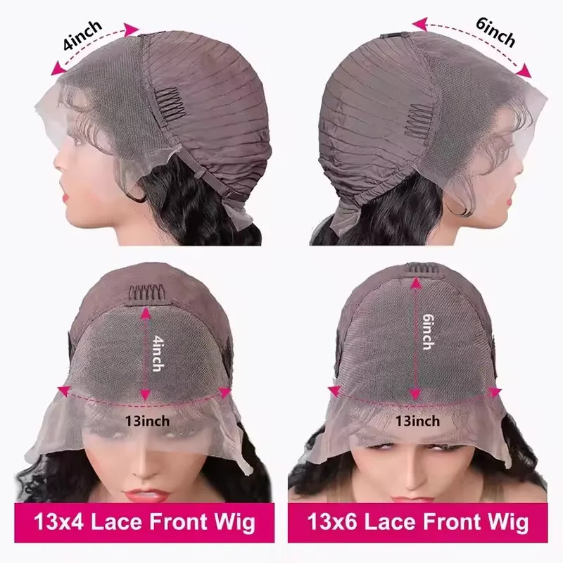 Highlight Human Hair Wigs Curly 13x4 HD Lace Frontal Honey Blonde Options