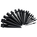 Ear Taper Kit Set for Body Piercing - Spiral Expander Plugs, 1.6mm-10mm