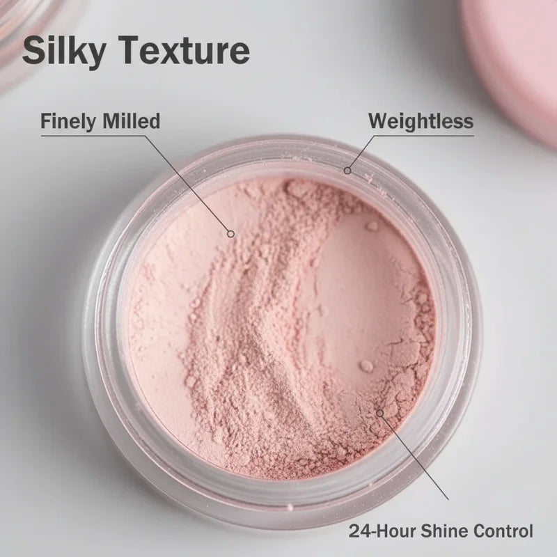 Blurring Setting Powder Ultra Pink for Fair to Medium Skin, Matte Finish