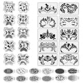 Reusable Face Paint Stencils Kit for Body Art & Halloween Makeup