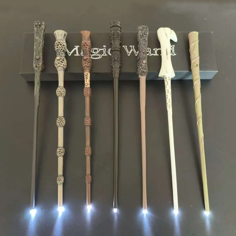 Harry Potter Glowing Wand LED Light Toy for Role Play Halloween Party Gift