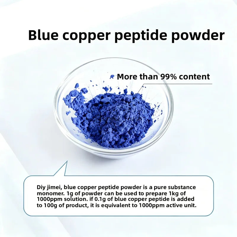 Pure Copper Tripeptide-1 Skin Rejuvenation Serum Raw Material for Anti-Aging Formulations