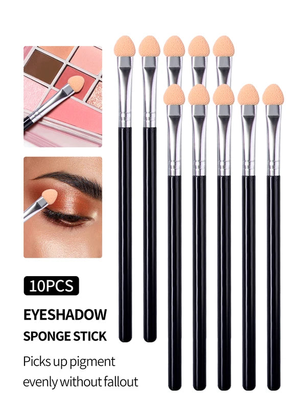Dual-Color Makeup Sponge Eyeshadow Brush Set - Nail & Eye Makeup Tools