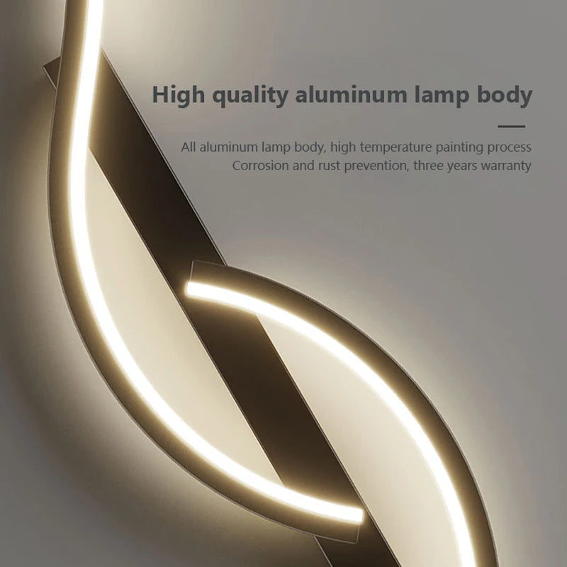 Modern LED Wall Lamp - Minimalist Indoor Wall Sconce for Bedroom & Living Room
