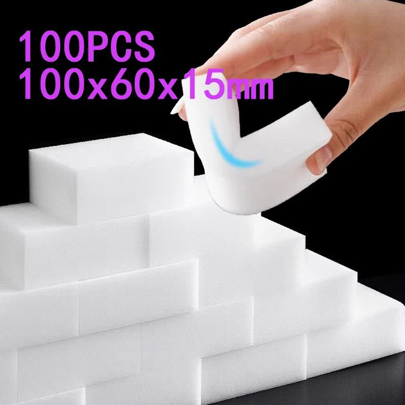 Magical Melamine Sponge Cleaning Kit - Multi-Purpose Nano Car and Household Sponges