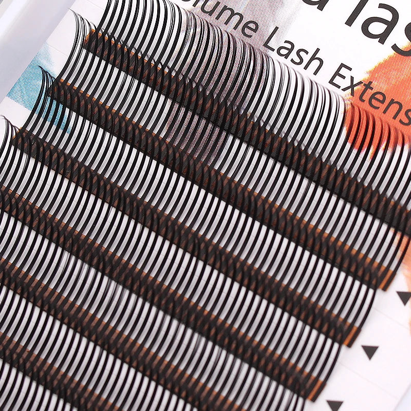 False Eyelash Extensions 5D Flora Premade Volume Lashes 12 Rows Natural Soft Style