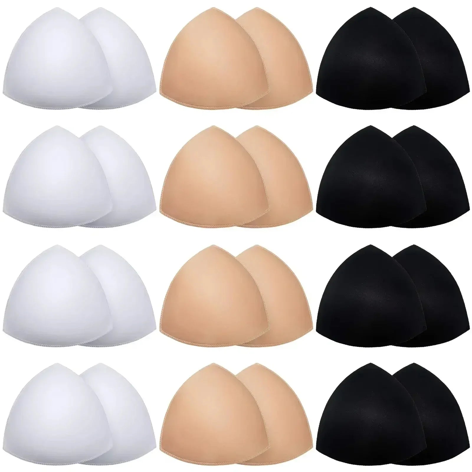 2/20PCS Triangle Silicone Push Up Bra Pads for Women - Invisible Chest Enhancers