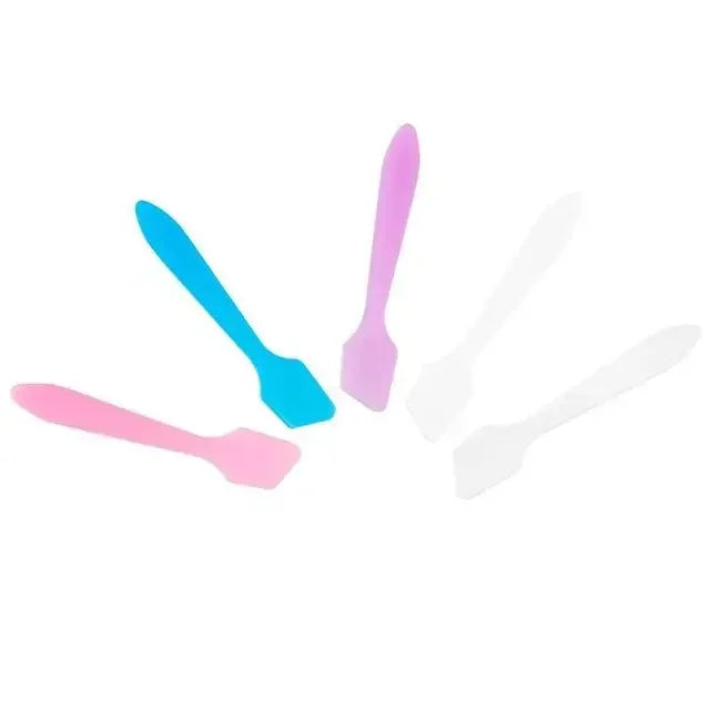 100Pcs Disposable Cosmetic Mask Spatulas & Mixing Sticks - Skin Care & Makeup Tools