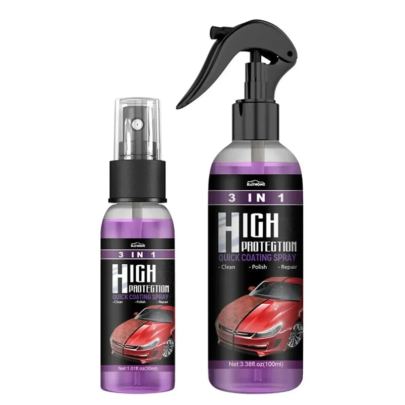 Car Ceramic Coating Liquid Wax Glass Paint Protection Hydrophobic Shine