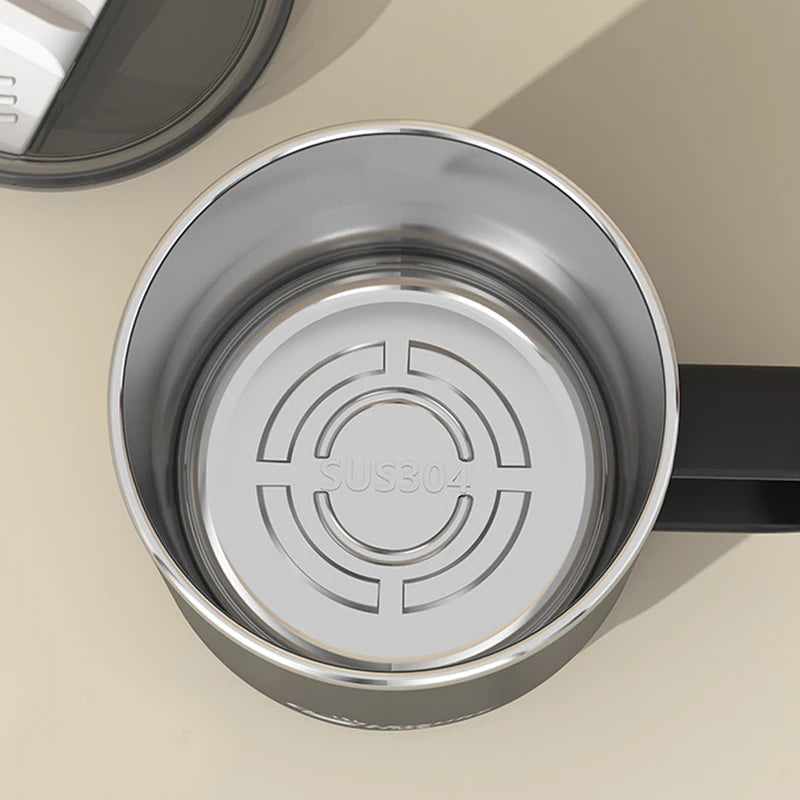 500ml Double-Layer Insulated Stainless Steel Coffee Mug with Handle - Portable Drinkware