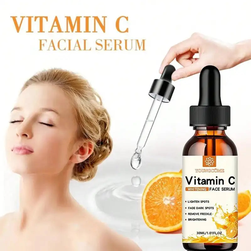 Vitamin C Facial Essence with Hyaluronic Acid - Brightening & Moisturizing Skin Care 30ml