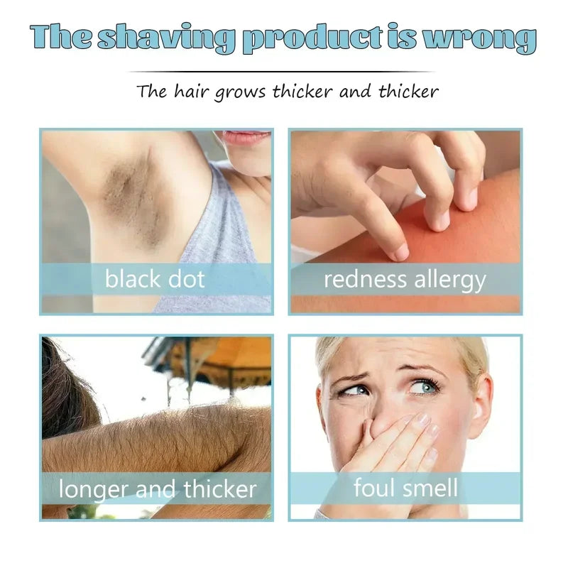 Permanent Hair Removal Spray - Pain-Free, Long-Lasting Results, Gentle on Skin