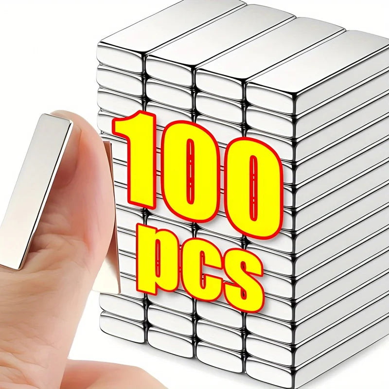 Rectangular Magnet Set 20/50pcs Metal Magnets for Industrial Use, No Battery Needed
