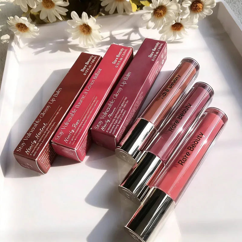 Lip Oil & Lip Gloss Set - Hydrating Tinted Lip Oil Stain for Moisturizing Makeup