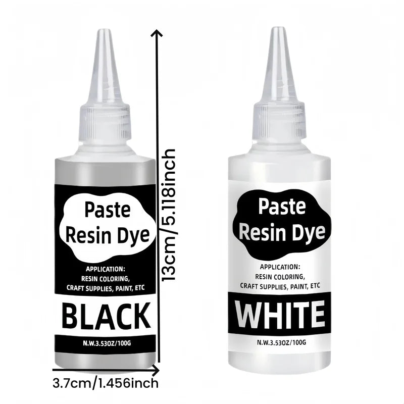Concentrated Epoxy Pigment Paste Set for Resin Art - Multiple Colors, Easy Mix, Opaque & Translucent Liquid Dyes